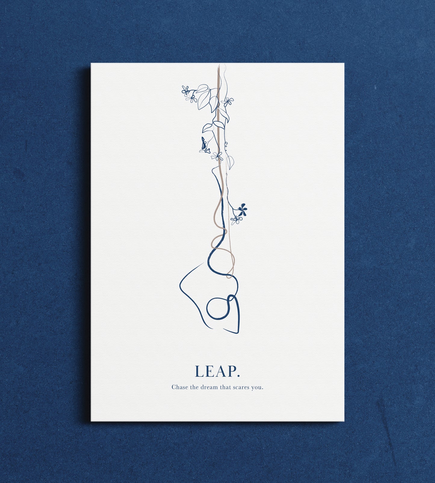 Aerial Yoga Line Art - Modern Minimalist Print for Yoga Studio Decor
