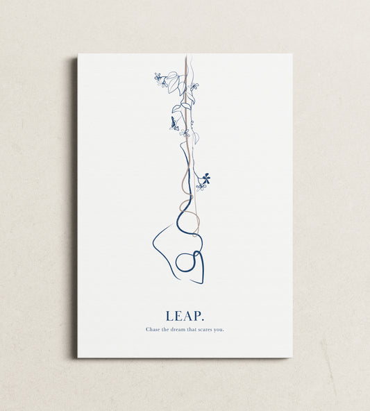 Aerial Yoga Line Art - Modern Minimalist Print for Yoga Studio Decor