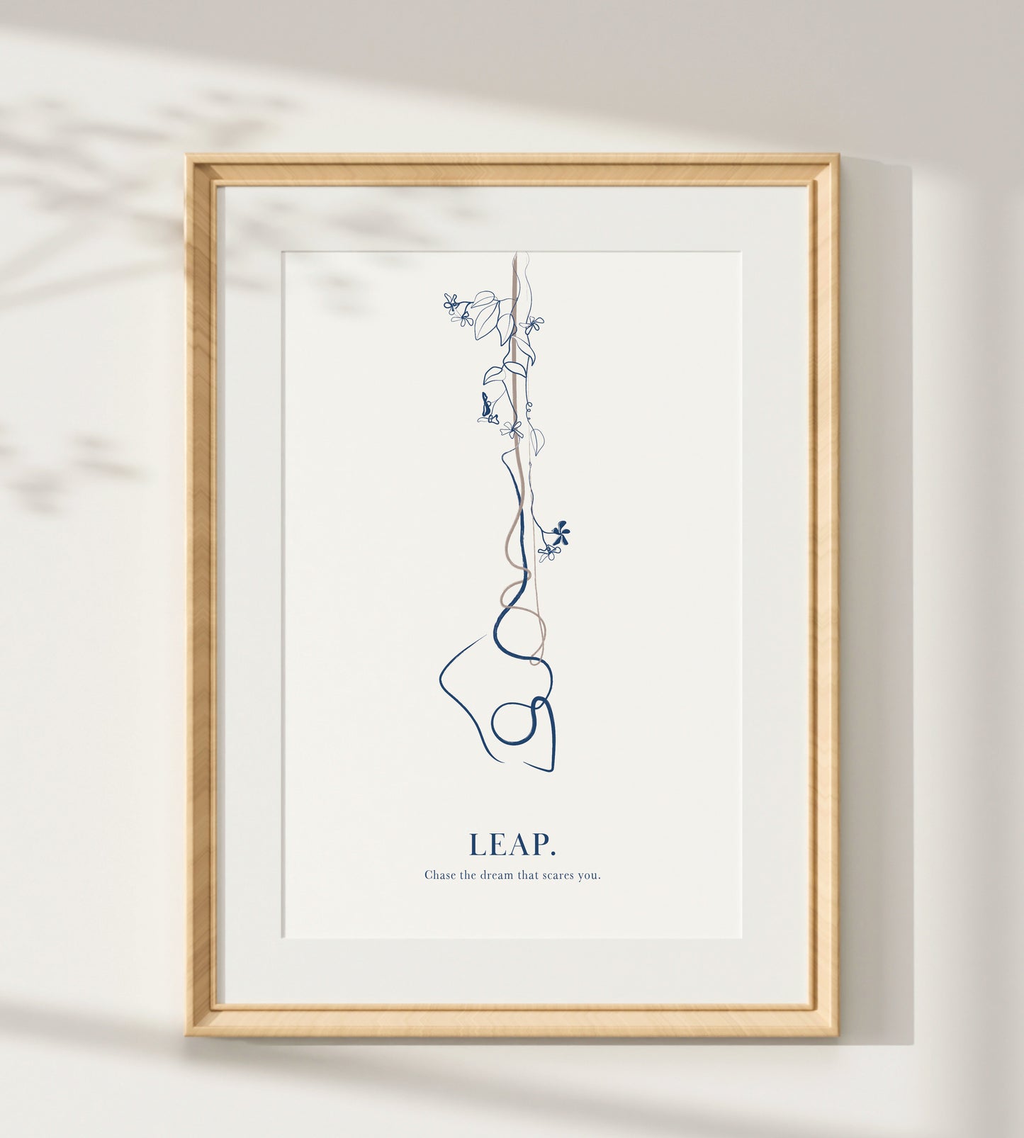 Aerial Yoga Line Art - Modern Minimalist Print for Yoga Studio Decor