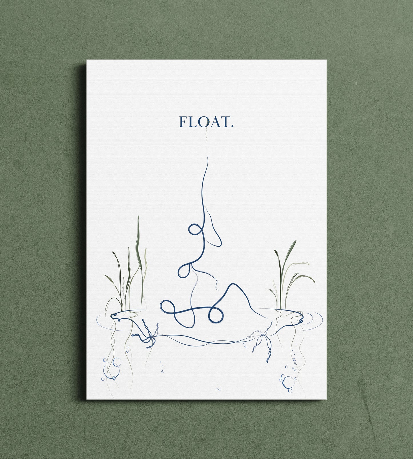 Float - Couples Yoga Wall Art