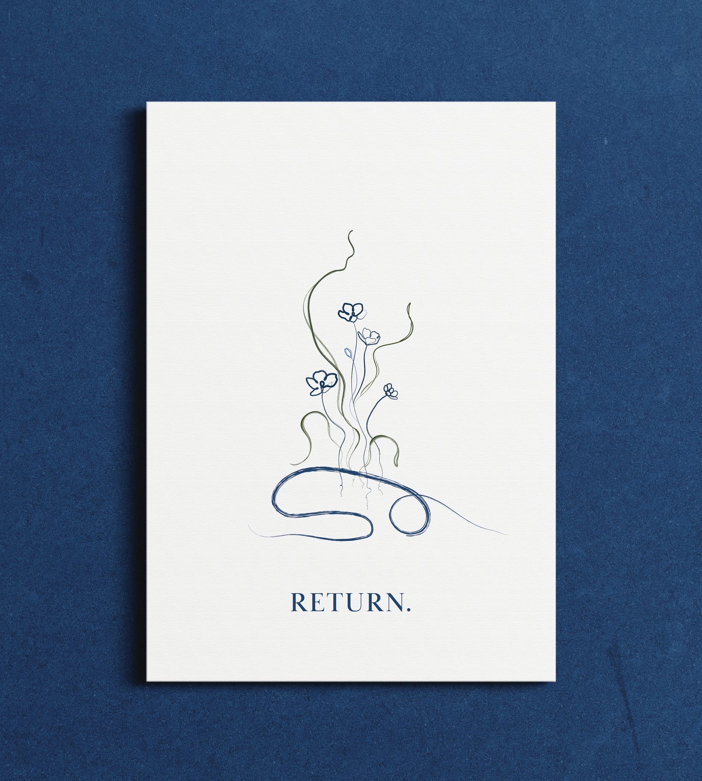 Return - Child Pose Yoga Wall Art