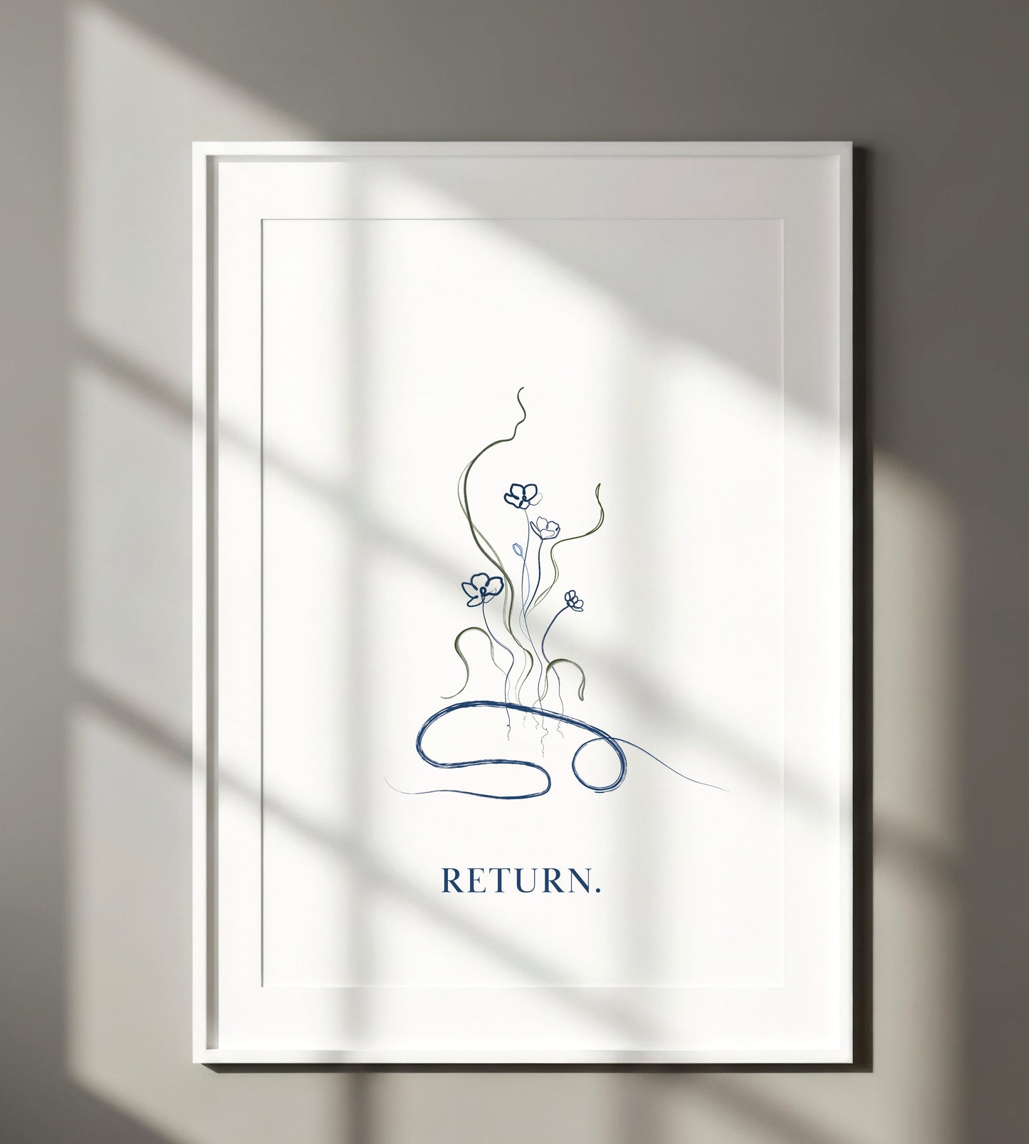 Return - Child Pose Yoga Wall Art