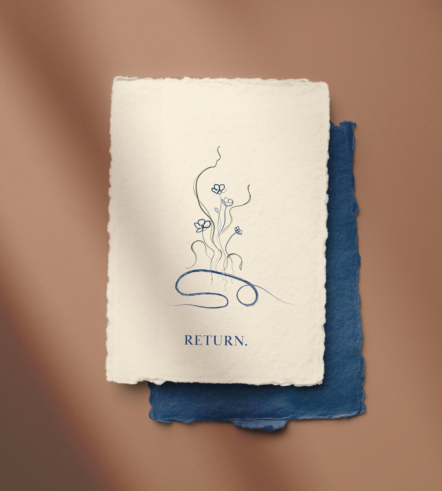Return - Child Pose Yoga Wall Art