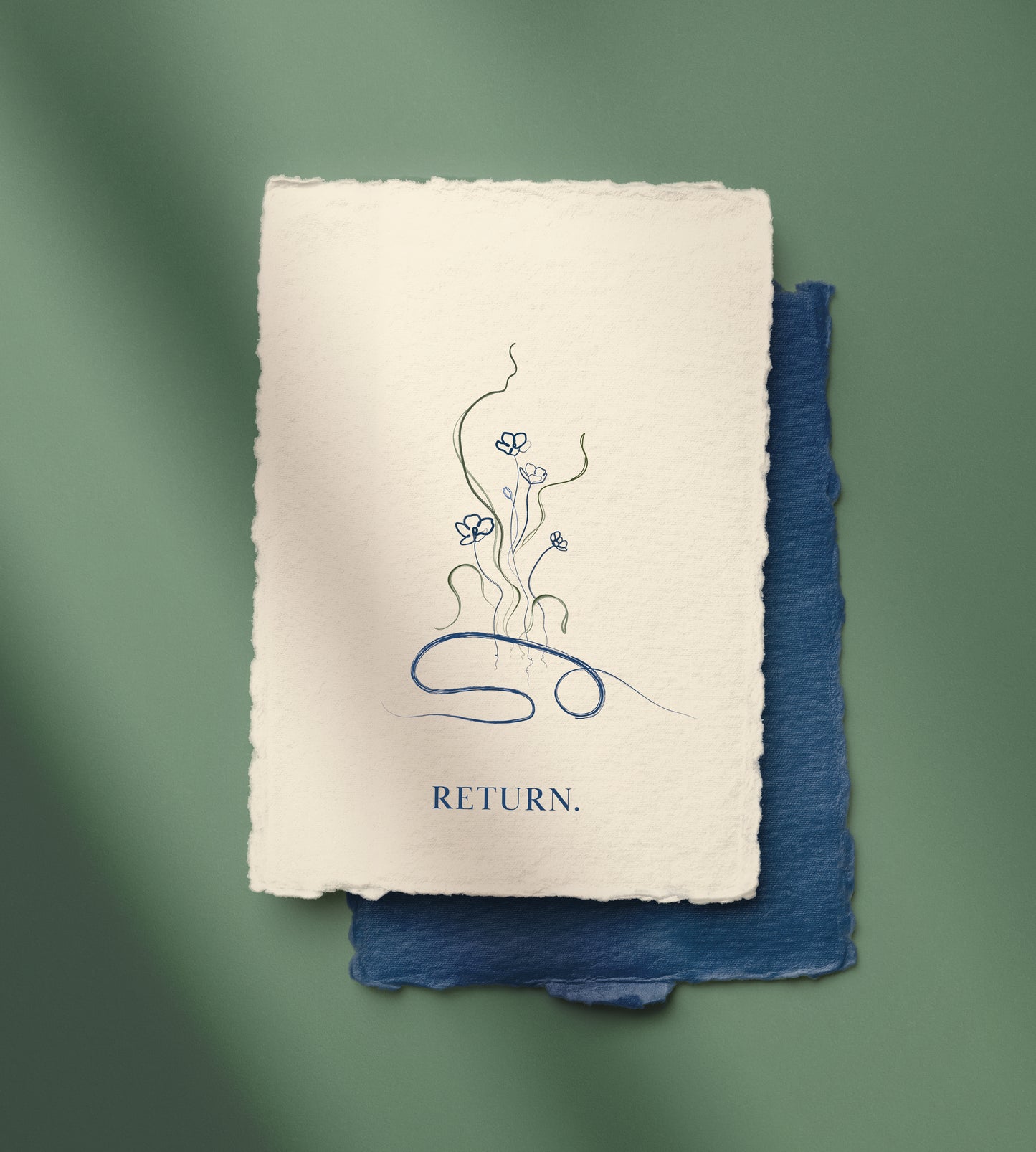 Return - Child Pose Yoga Wall Art