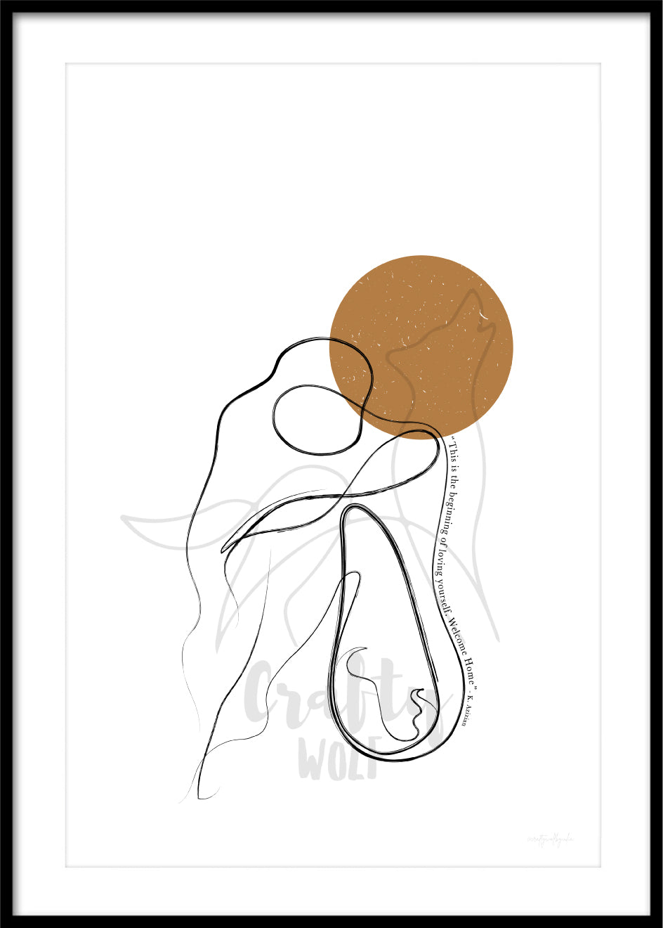 'Welcome home' - Self Love Art