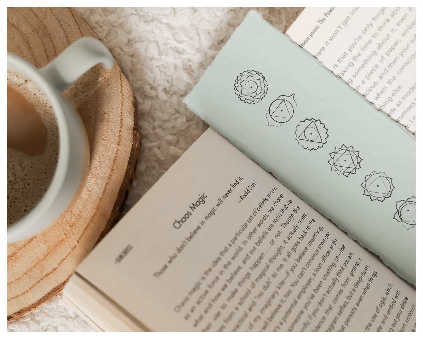 'Chakra' Bookmark - Handmade Cotton Rag Paper