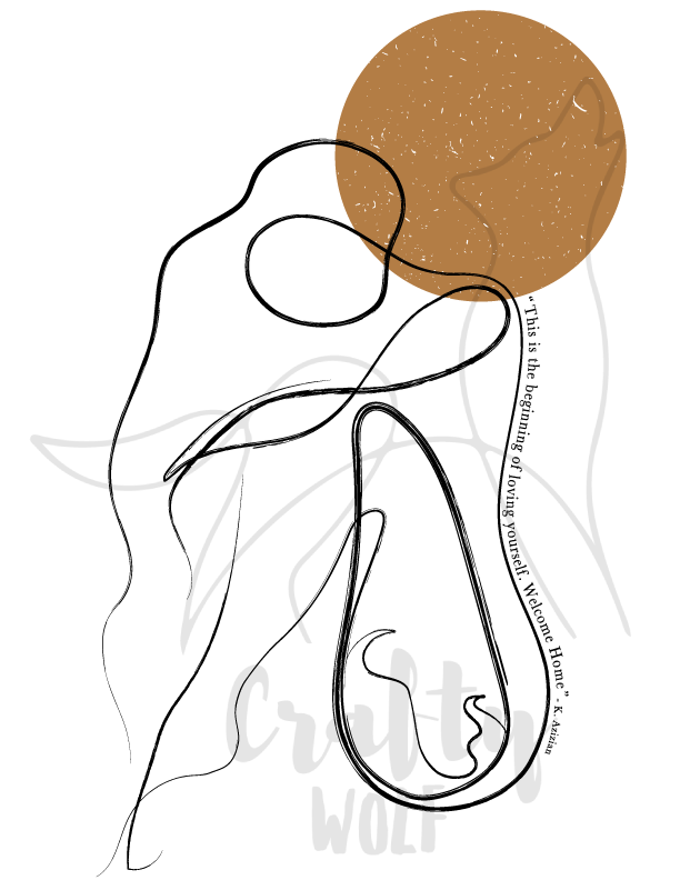 'Welcome home' - Self Love Art