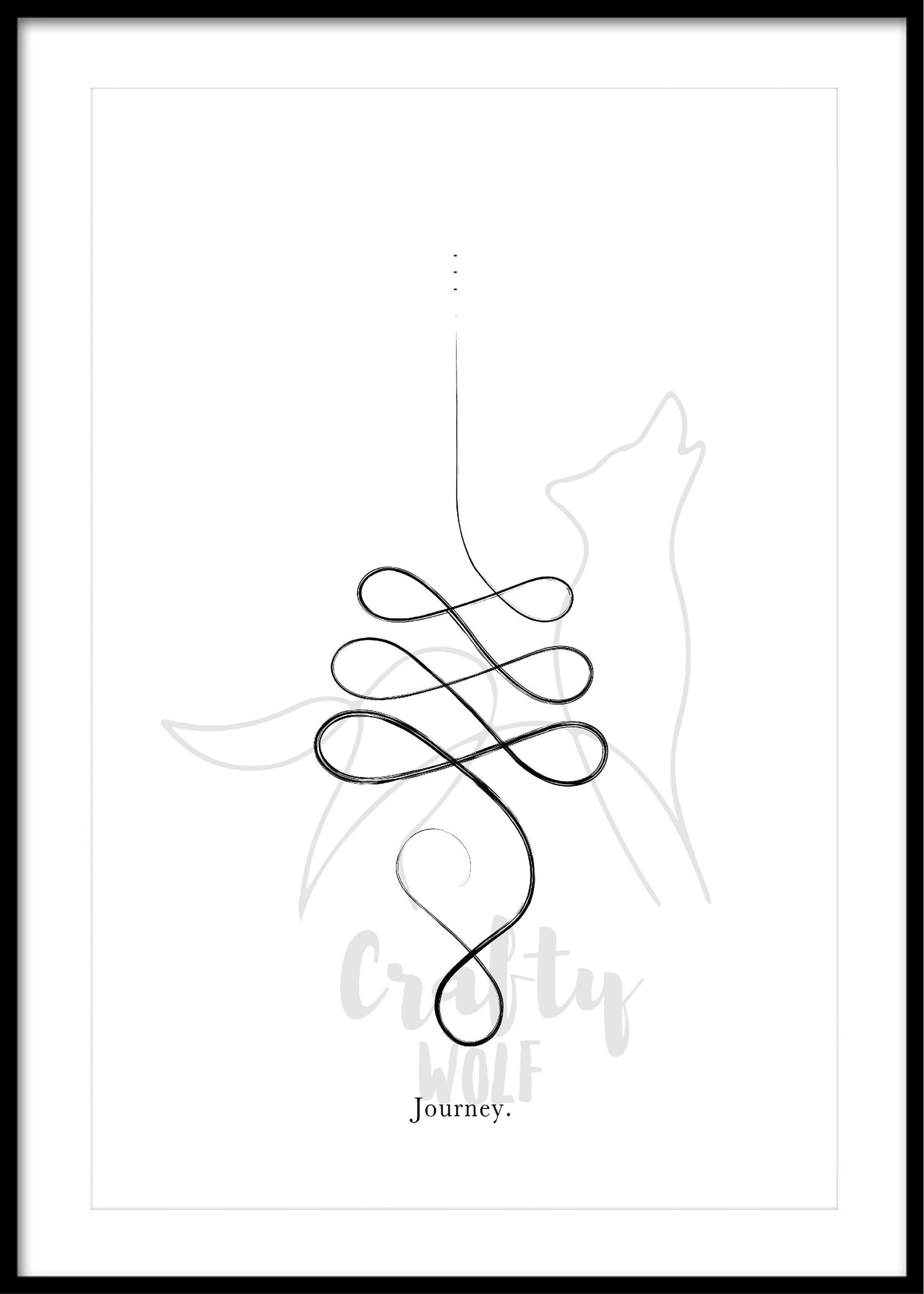'Seven Chakras' - Yoga Line Art