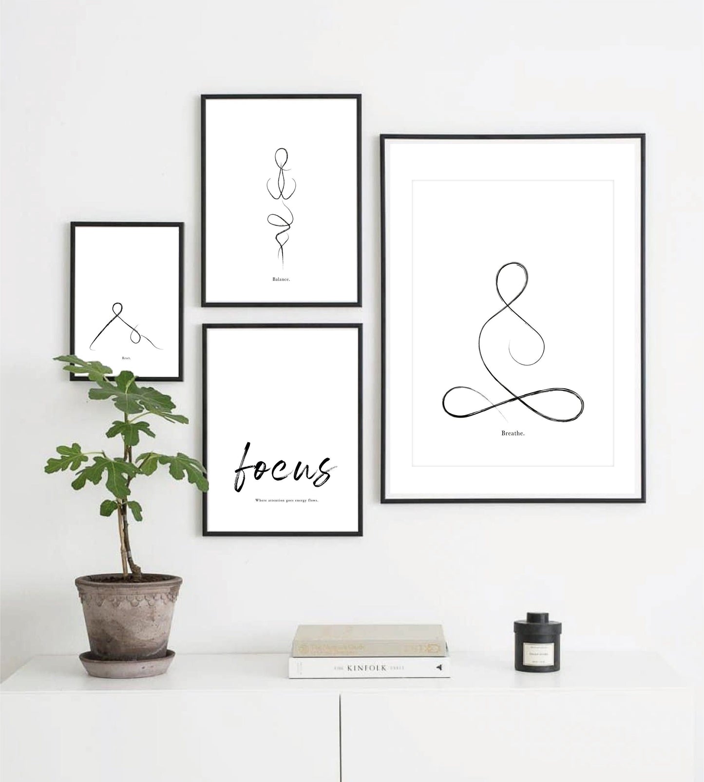 'Downward Dog Pose' - Yoga Poster