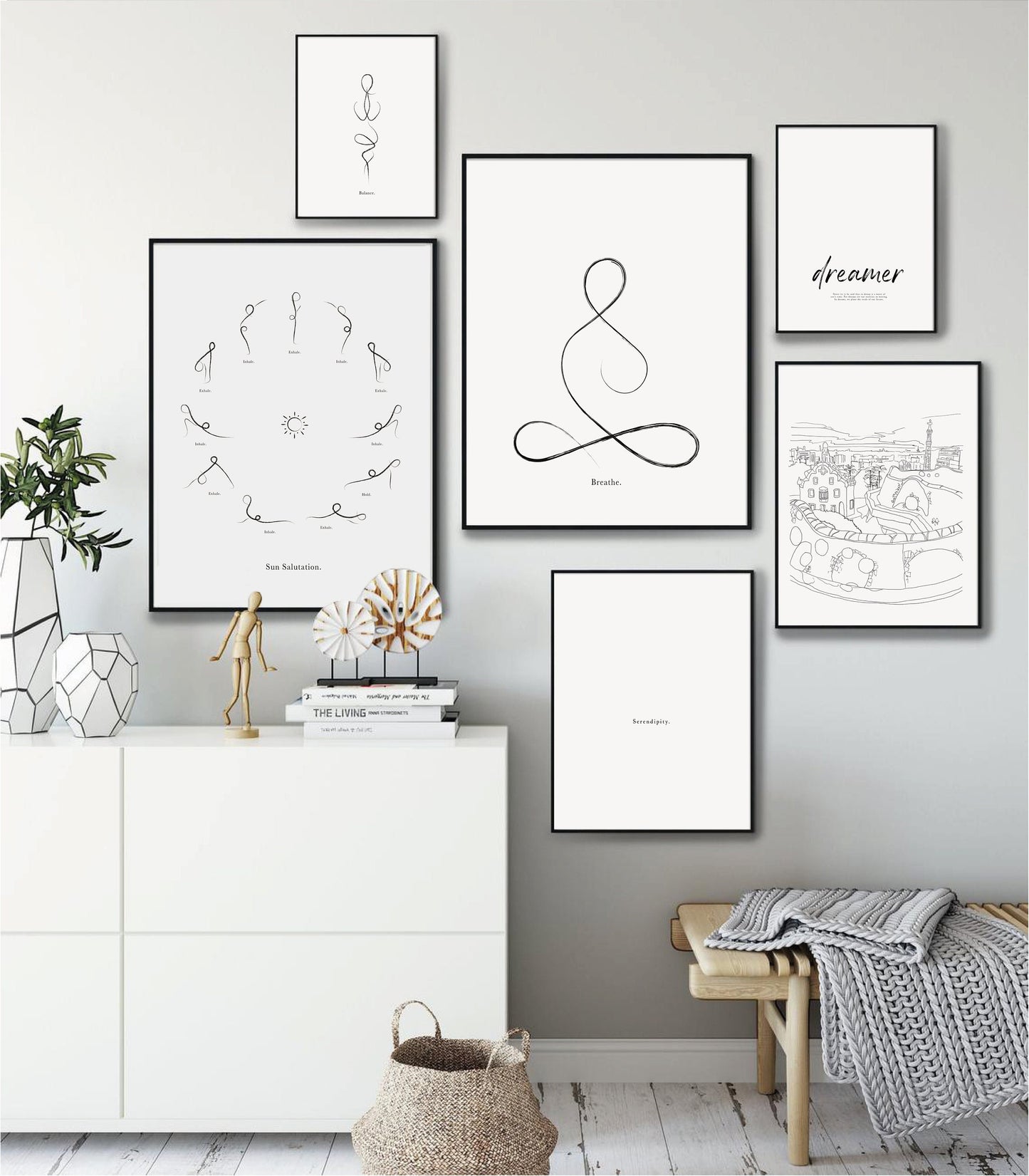 'Dreamer Poster' - Yoga Quote