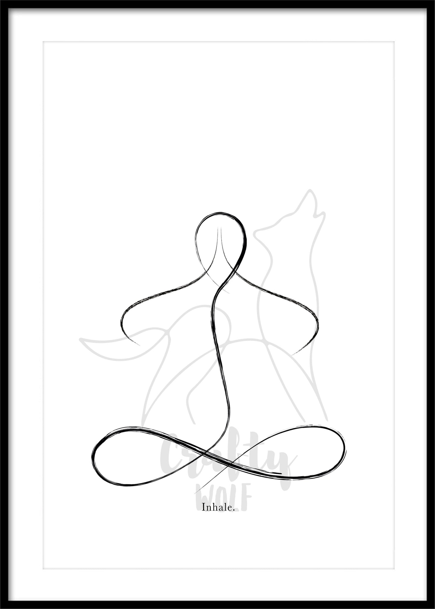 'Namaste' Yoga Collection - Set of 3 art prints