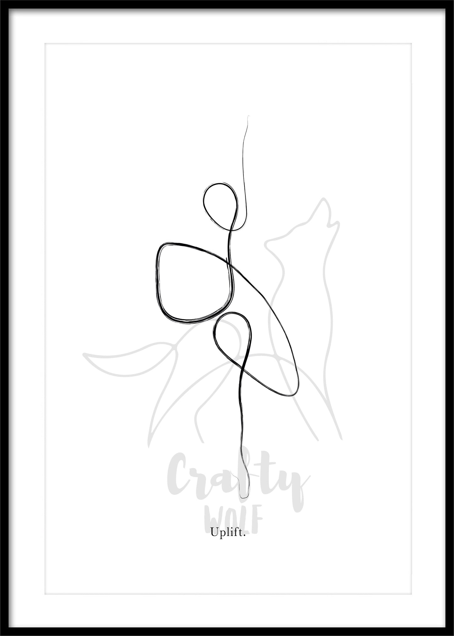 'Uplift' - Ballerina Wall Art