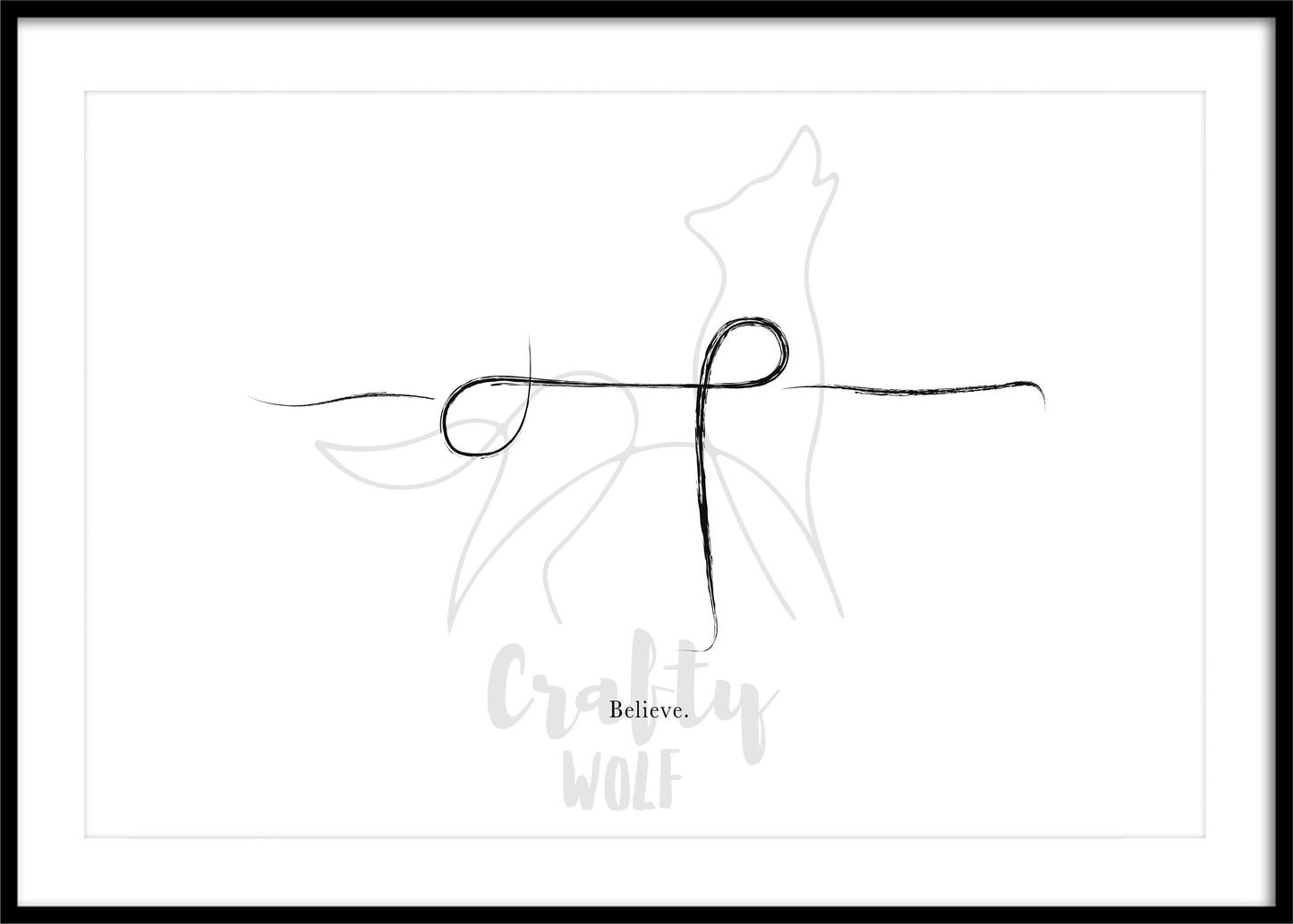 'Warrior Three' Pose - Yoga Line Art