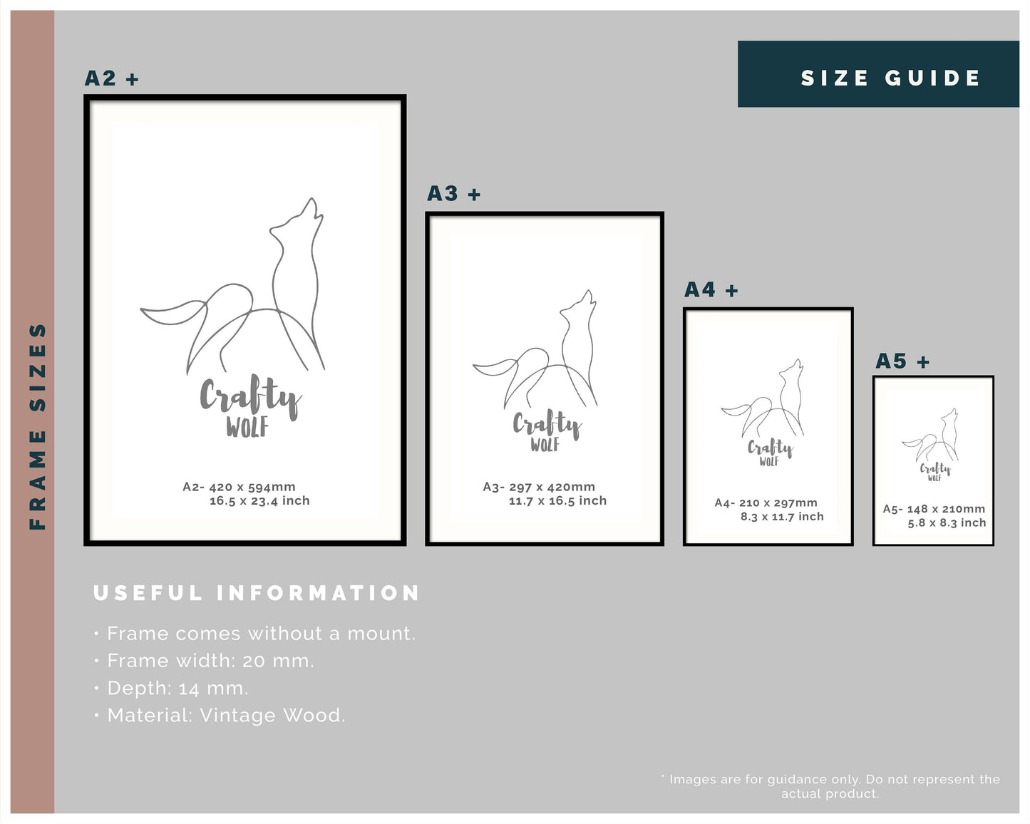 Natural Wood Poster Frame