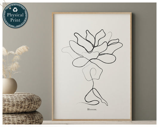 'Blossom' - Yoga Art Print