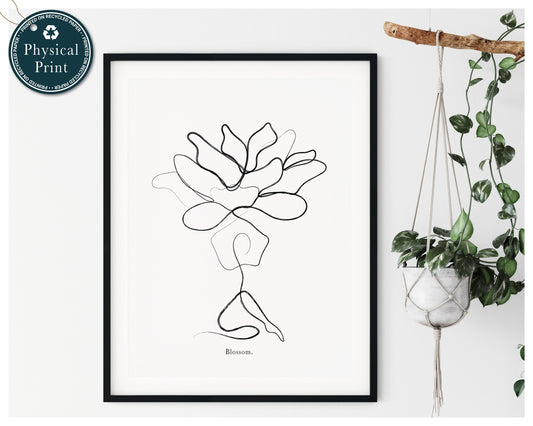 'Blossom' - Yoga Art Print