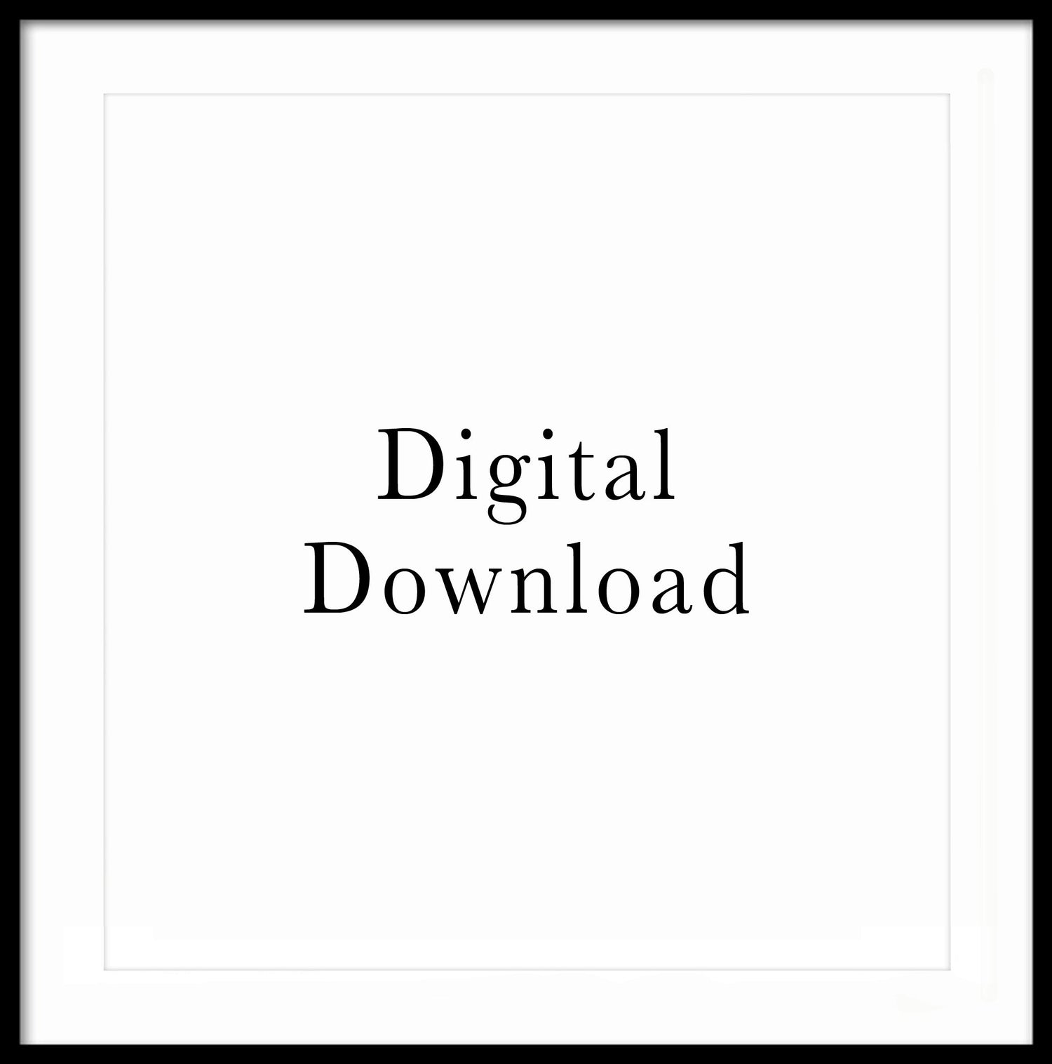 Digital Download