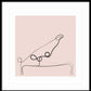 Pilates Reformer Art Prints, Pilates Pose Poster