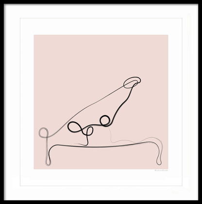 Pilates Reformer Art Prints, Pilates Pose Poster