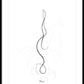 Headstand Yoga Pose Line Art Print, Modern Minimalist Female Figure