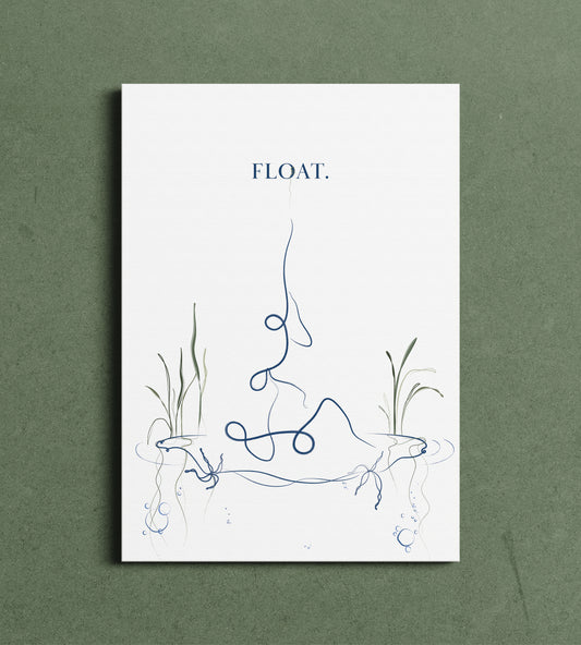 Couples Yoga Wall Art – Minimalist Yoga Studio Decor