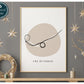 'Roll over' Pose - Minimalist Pilates Wall Art