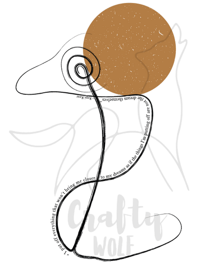 'Anxiety' - Self Love Art Print