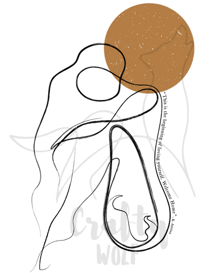 'Welcome home' - Self Love Art