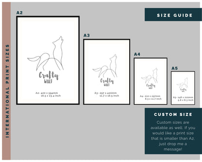 'Moon Salutation' - Yoga Poses Print