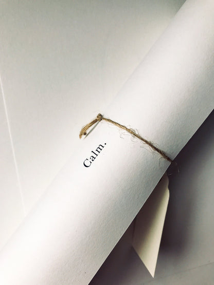 'Breathe | Calm | Patience' - Set of 3 Yoga Art Prints