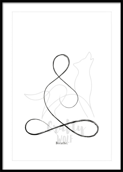 'Focus' Collection - Yoga Line Art
