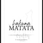 'Hakuna Matata' - Inspirational Print Quotes