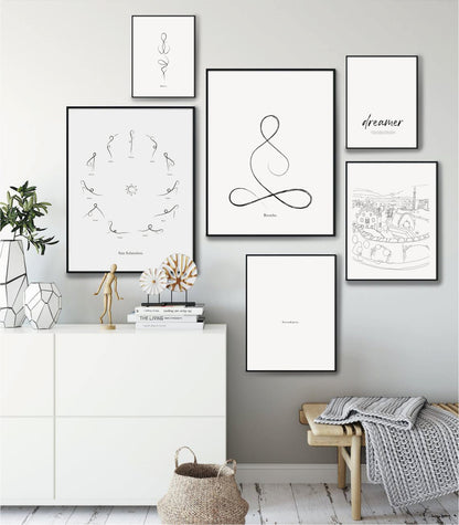 'Dreamer Poster' - Yoga Quote