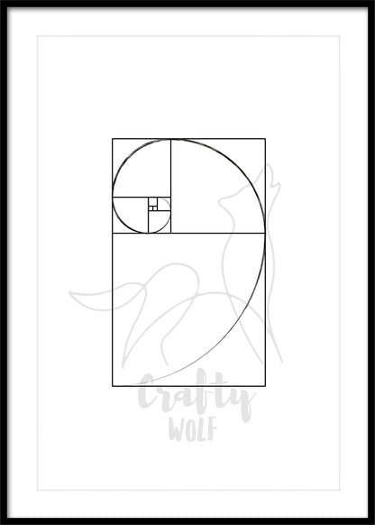 'Golden Ratio' Print -  Modern Wall Art