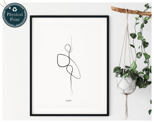 'Uplift' - Ballerina Wall Art