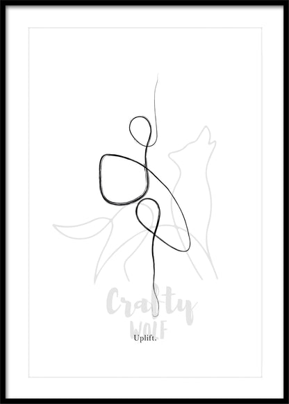 'Uplift' - Ballerina Wall Art