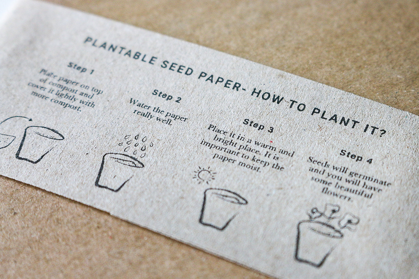 'Stretch' - Ballet Plantable Seeds Card