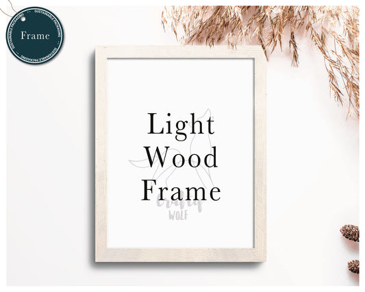 Natural Wood Poster Frame