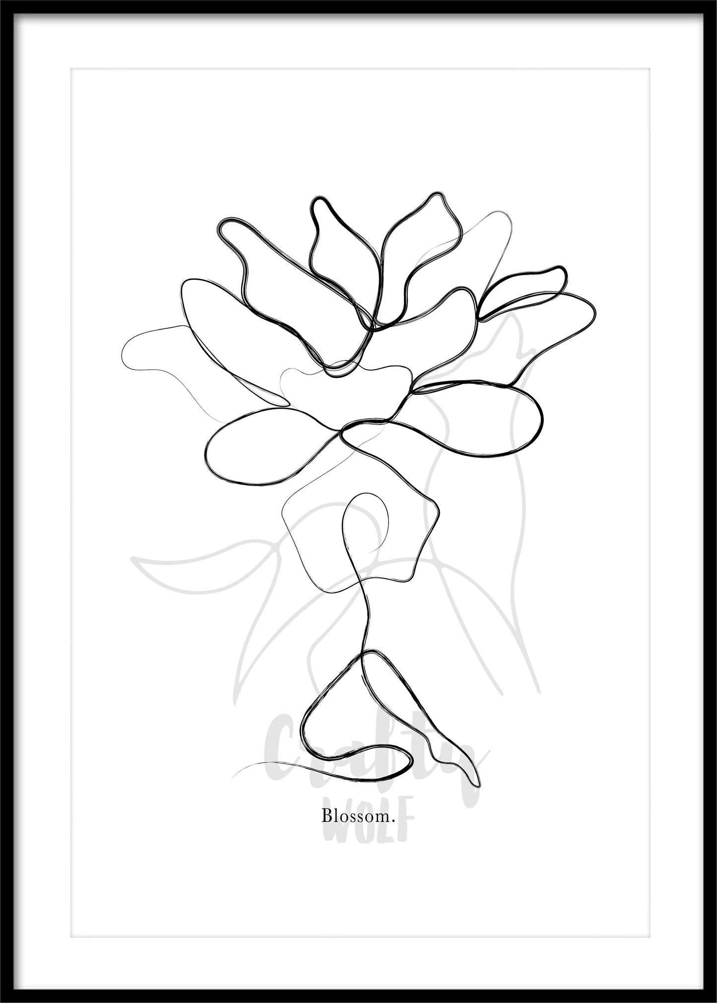 'Blossom' - Yoga Art Print