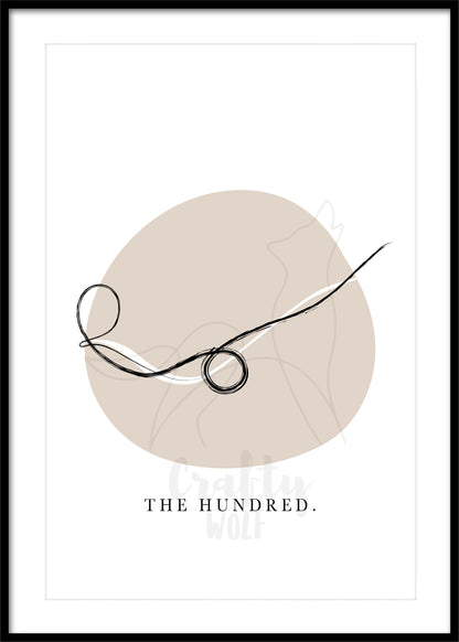 'Roll over' Pose - Minimalist Pilates Wall Art